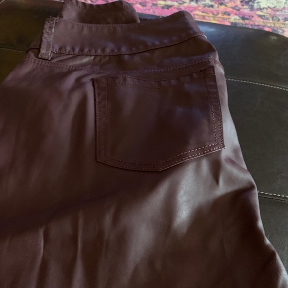 Torrid faux leather oxblood jegging - Picture 4 of 4